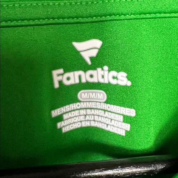 U Of O Fanatics Polo, Green & Gray, Polyester, Mens Short Sleeve Size Medium - Picture 3 of 6